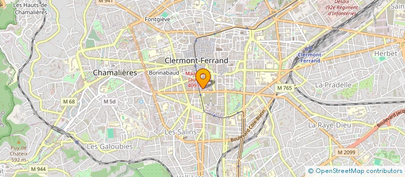 localisation de l'entreprise SCI I.S.P.  CLERMONT-FERRAND