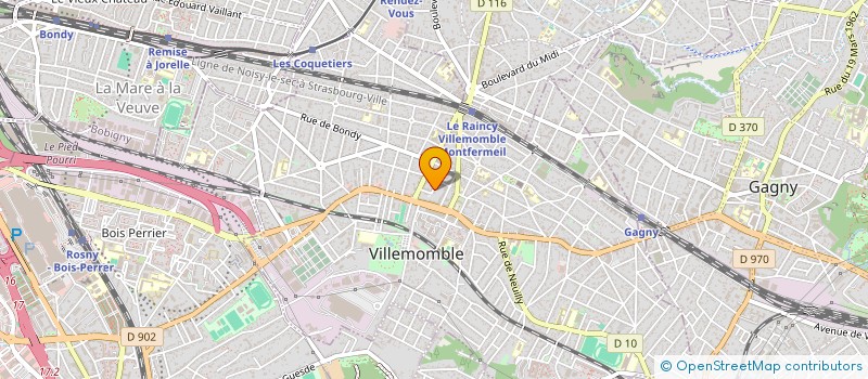 localisation de l'entreprise SCI I.S.T. à VILLEMOMBLE