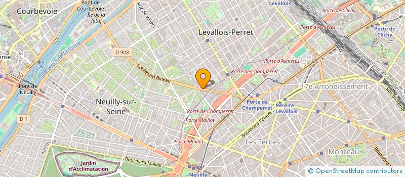 localisation de l'entreprise SCI I SCALINI à LEVALLOIS-PERRET