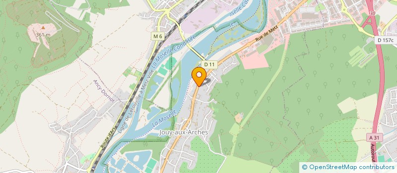 localisation de l'entreprise SCI I2A  VERNEVILLE