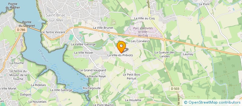 localisation de l'entreprise SCI I2A INVESTISSEMENTS  SAINT-BRIAC-SUR-MER