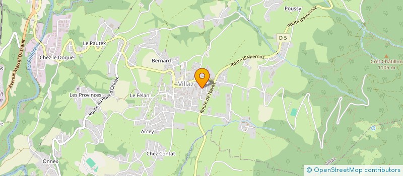 localisation de l'entreprise SCI I2C  VILLAZ