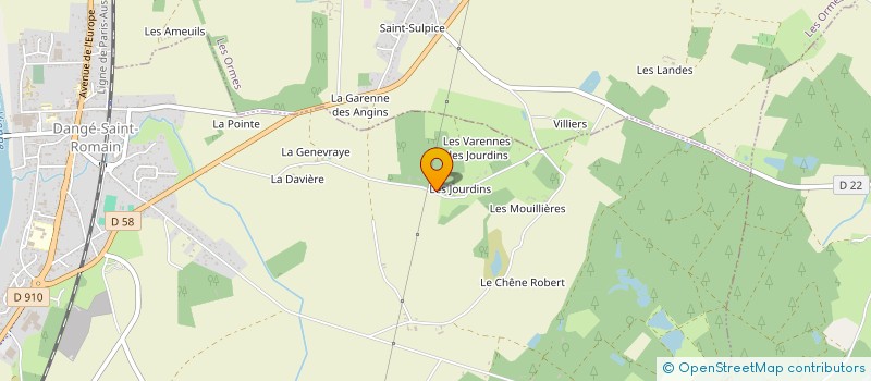 localisation de l'entreprise SCI I2L à DANGE-SAINT-ROMAIN