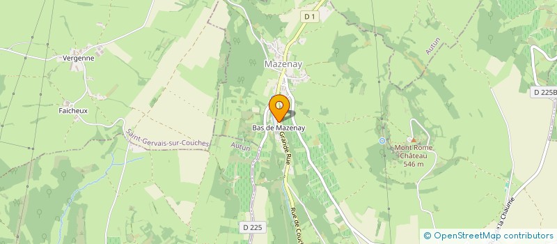 localisation de l'entreprise SCI I2M  CHAMILLY