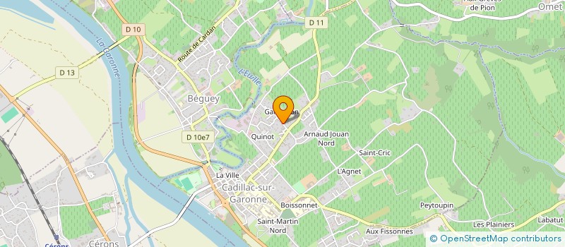 localisation de l'entreprise SCI I2N  CADILLAC-SUR-GARONNE