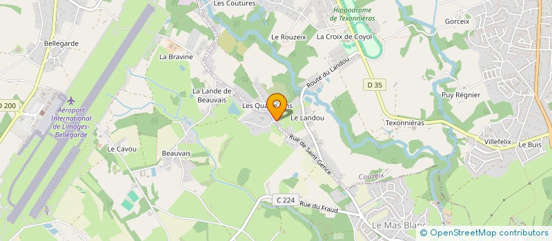localisation de l'entreprise SCI I2S à COUZEIX