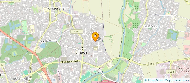 localisation de l'entreprise SCI I320S  ILLZACH