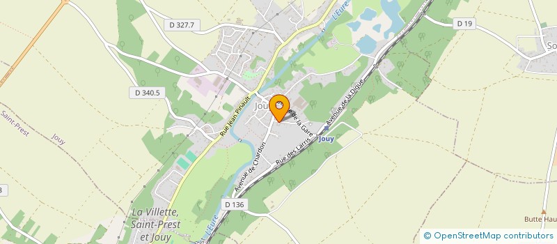 localisation de l'entreprise SCI I3A à JOUY