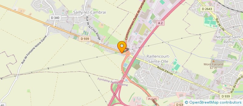 localisation de l'entreprise SCI I3A  RAILLENCOURT-SAINTE-OLLE