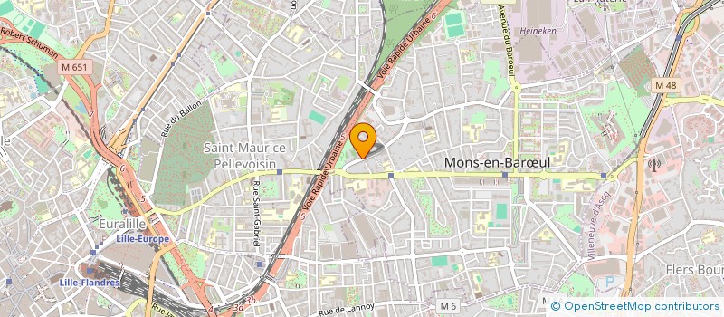 localisation de l'entreprise SCI I3SO  MONS-EN-BARUL