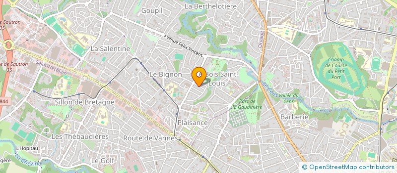 localisation de l'entreprise SCI IA LES LILAS à ORVAULT