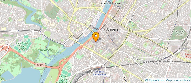 localisation de l'entreprise SCI IAD à ANGERS