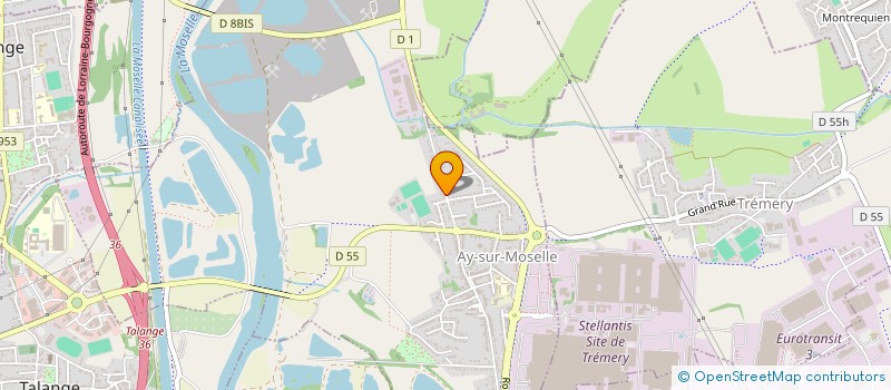 localisation de l'entreprise SCI IAE OZCELIK  AY-SUR-MOSELLE