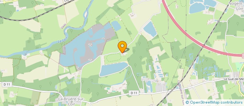 localisation de l'entreprise SCI IAEEC  LA BRUERE SUR LOIR