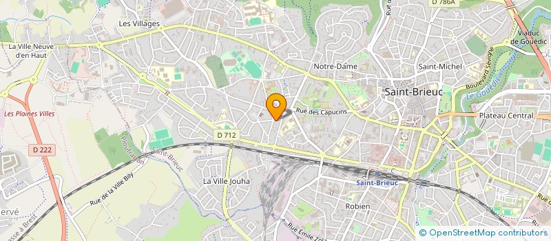 localisation de l'entreprise SCI IAG à SAINT-BRIEUC