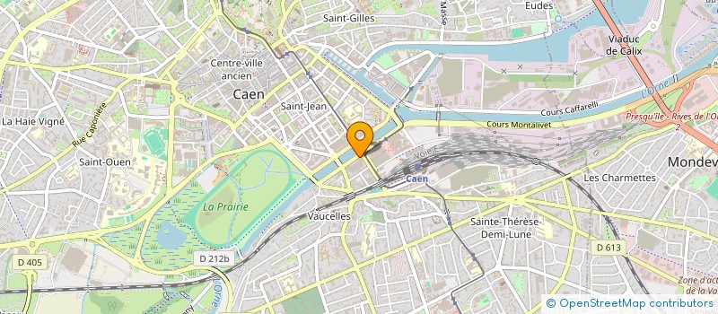 localisation de l'entreprise SCI IAHR à CAEN