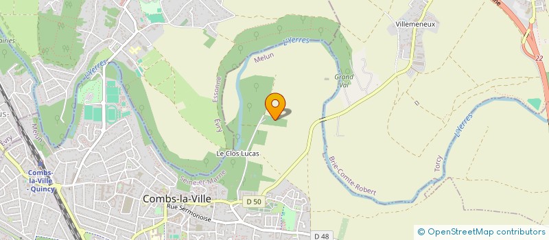 localisation de l'entreprise SCI IAK  COMBS-LA-VILLE