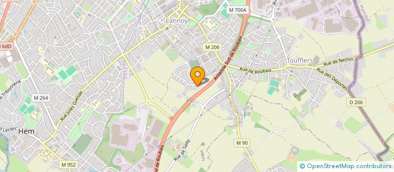 localisation de l'entreprise SCI IANE 2017  HEM