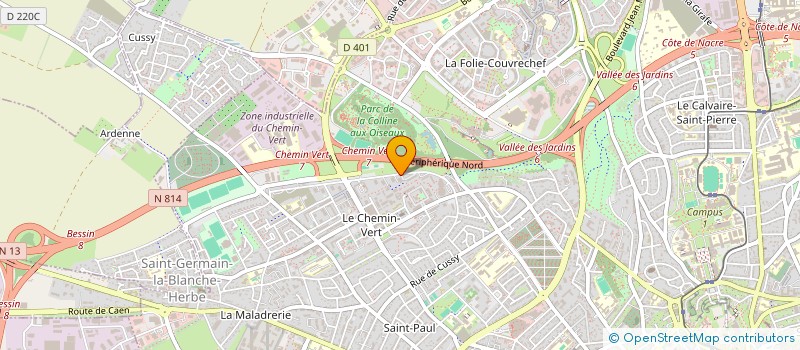 localisation de l'entreprise SCI IANIS-LINA  CAEN