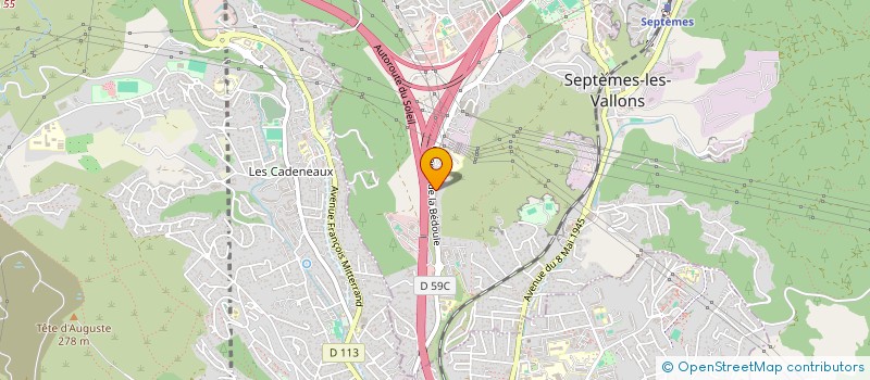 localisation de l'entreprise SCI IAOM IMMOBILIER  SEPTEMES-LES-VALLONS