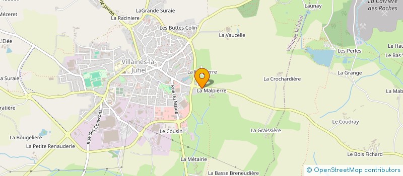 localisation de l'entreprise SCI IAORA PAR ABREVIATION SCI IAORA  VILLAINES-LA-JUHEL