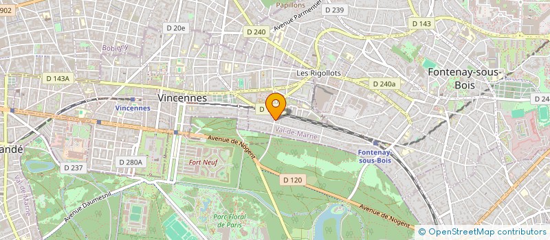 localisation de l'entreprise SCI IAP à FONTENAY-SOUS-BOIS