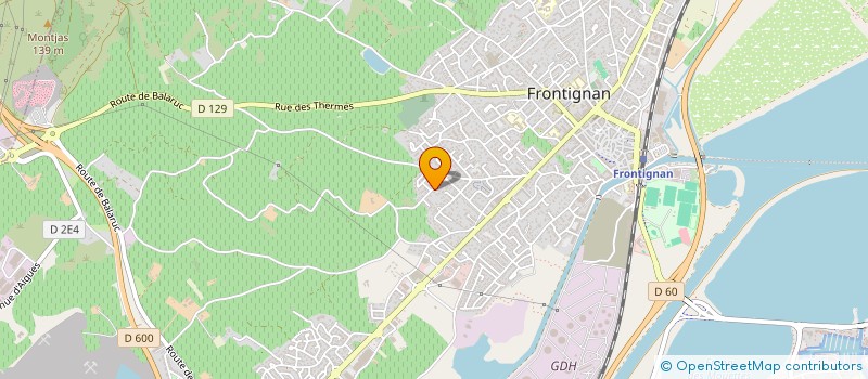 localisation de l'entreprise SCI IAS à FRONTIGNAN