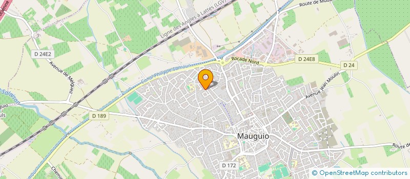 localisation de l'entreprise SCI IASF  MAUGUIO