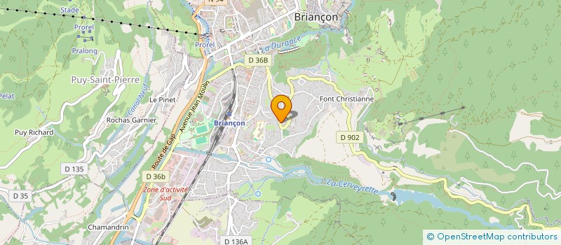 localisation de l'entreprise SCI IATROMEN à BRIANCON