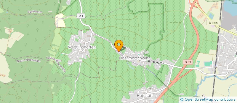 localisation de l'entreprise SCI IB CASTEL  COLMAR