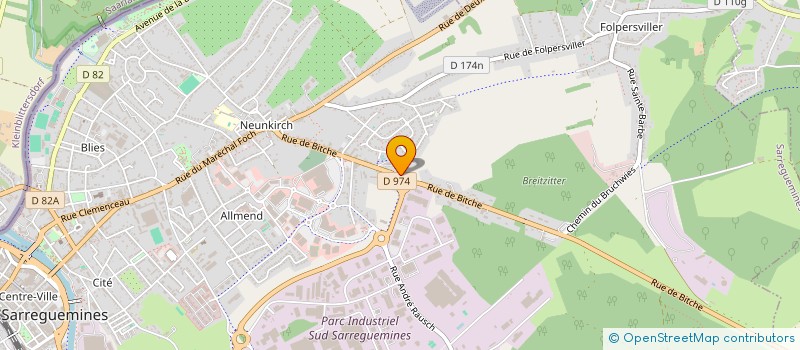 localisation de l'entreprise SCI IB LOCATION à SARREGUEMINES
