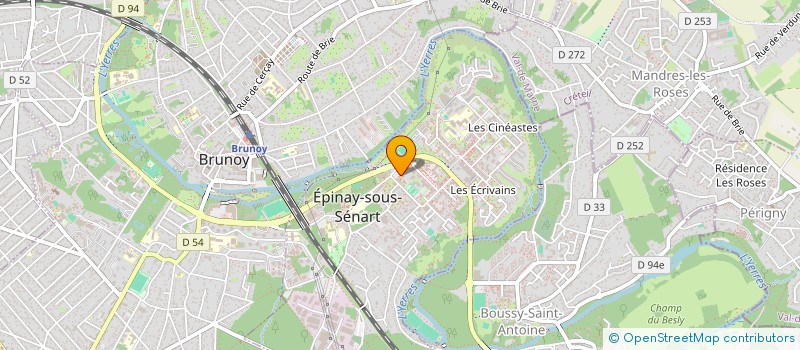 localisation de l'entreprise SCI IBAA  EPINAY-SOUS-SENART