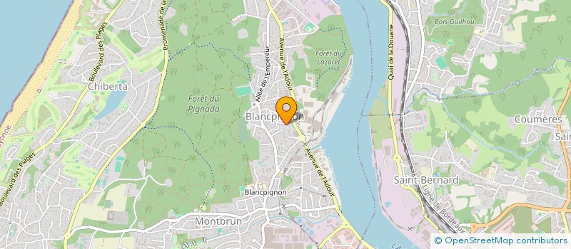 localisation de l'entreprise SCI IBARGARAY FLORES  ANGLET