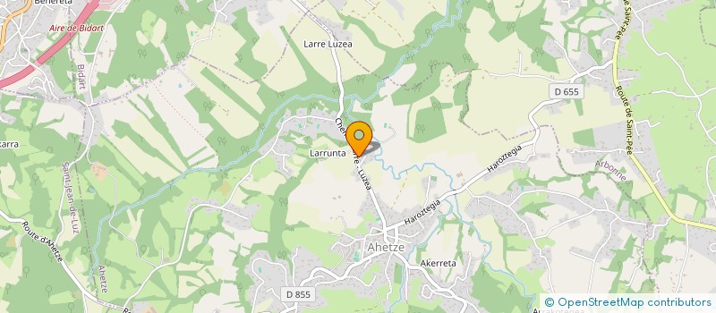 localisation de l'entreprise SCI IBARRA  ARBONNE