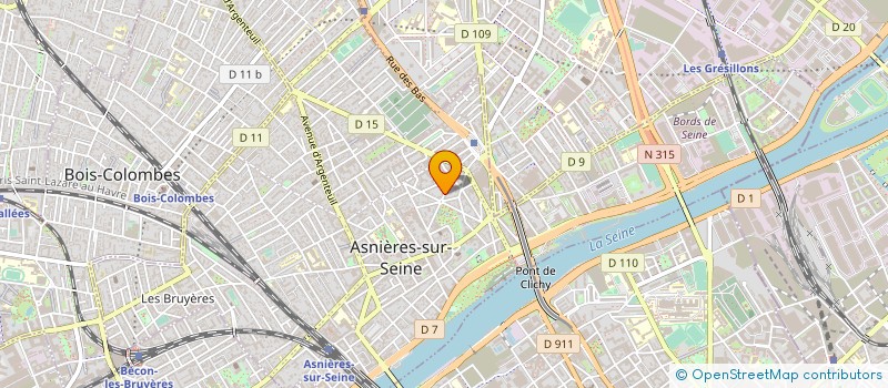 localisation de l'entreprise SCI IBC à ASNIERES-SUR-SEINE