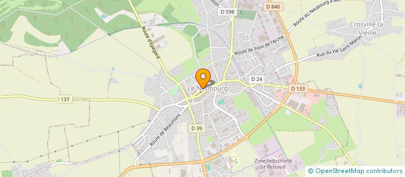 localisation de l'entreprise SCI IBD PHARMA  LE NEUBOURG