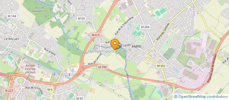 localisation de l'entreprise SCI IBEMO à VILLENEUVE-D'ASCQ