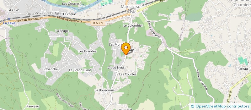 localisation de l'entreprise SCI IBER-PETIT  MARSAC-SUR-L'ISLE