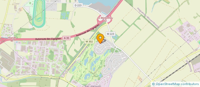 localisation de l'entreprise SCI IBERIA  LA WANTZENAU