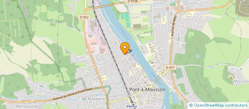 localisation de l'entreprise SCI IBERICA  PONT-A-MOUSSON