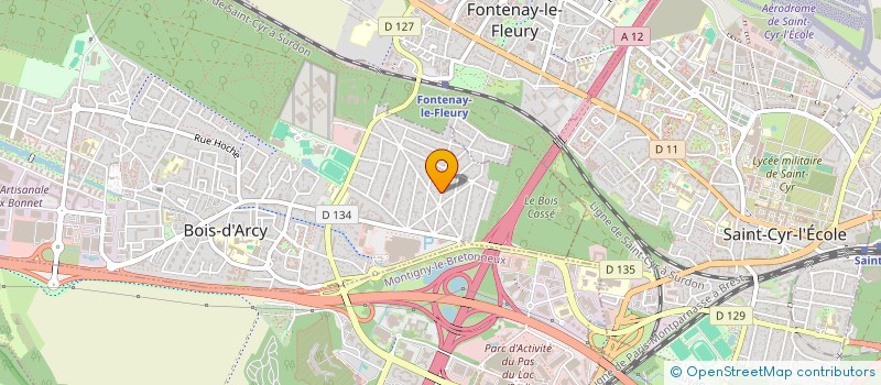 localisation de l'entreprise SCI IBERIQUES  BOIS-D'ARCY