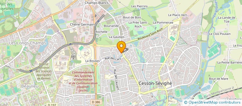 localisation de l'entreprise SCI IBERO  CESSON-SEVIGNE