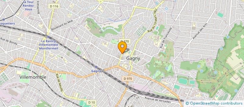 localisation de l'entreprise SCI IBICE à GAGNY