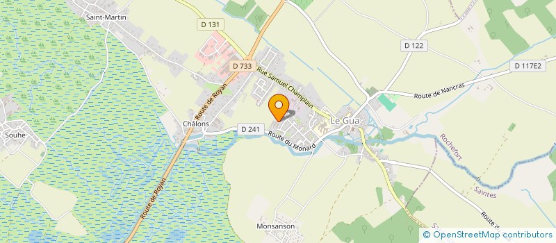 localisation de l'entreprise SCI IBIGUA  LE GUA