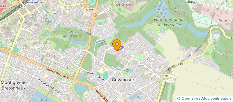 localisation de l'entreprise SCI IBIS DE LA POMMERAIE  GUYANCOURT