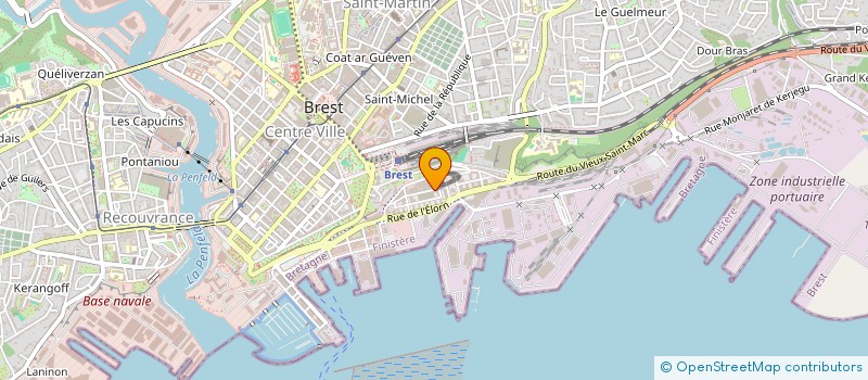 localisation de l'entreprise SCI IBIS ROUGE  BREST