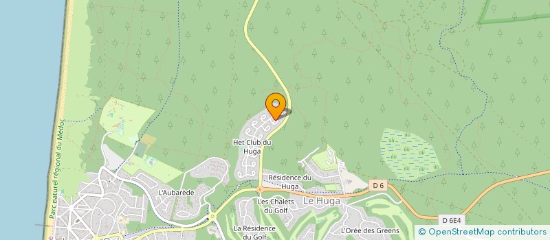 localisation de l'entreprise SCI IBISOCA  LACANAU