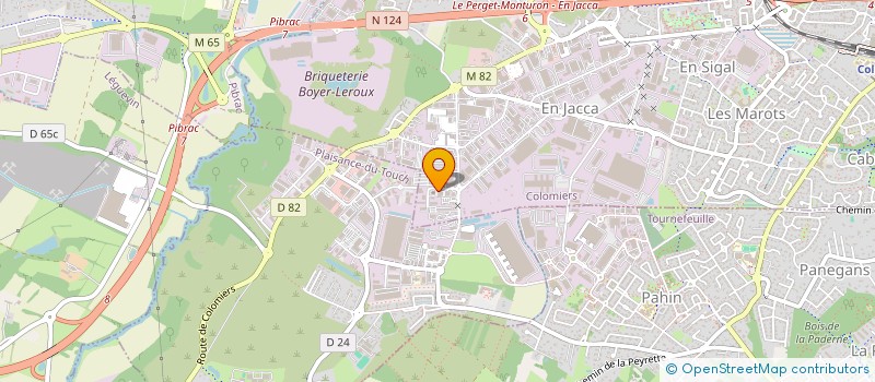 localisation de l'entreprise SCI IBIZA à COLOMIERS