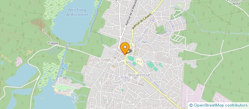 localisation de l'entreprise SCI IBJDPN  BISCARROSSE