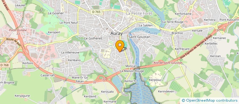 localisation de l'entreprise SCI IBL à AURAY